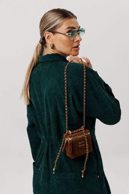 Платье ANELLI 1727 теплый мох фото 4