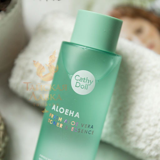 Тонер д/лица Освежающий и Увлажняющий Алоэ CATHY DOLL, 300 мл  фото 2