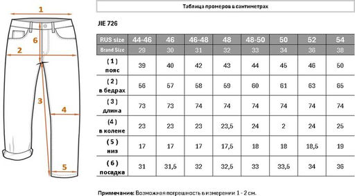 Джинсы JIE 726, Синий - Bayron фото 9