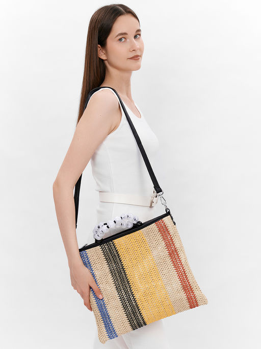 LACCOMA сумка P5268-мультицвет рафия целлюлозная полиэстер фото 3