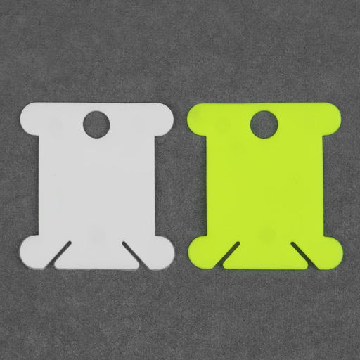 Цена за 4 шт. Набор шпулек для ниток мулине, на кольце, d=3.5 см, 3.5×3.8 см, 10 шт., МИКС