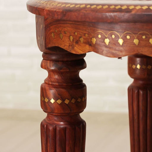 Стол резной «Звезда», 48×52×52 см, дерево