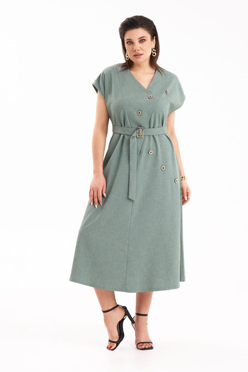 Платье KaVari 1112 светло-зеленый  фото 3