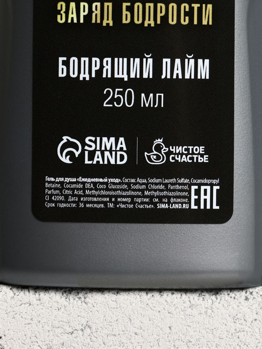 Подарочный набор Подарок джентльмену, бодрящий гель для душа 250 мл, гель для бритья 110 мл