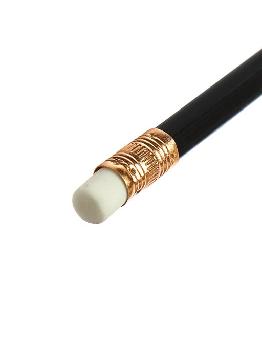 Цена за 144 шт. Карандаш чернографитный HB, Calligrata, с ластиком, пластиковый, МИКС  фото 3