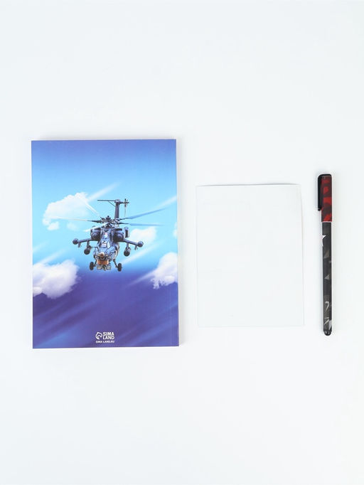 Набор: ежедневник А5, 80 листов, стикеры и ручка "Тому кто всегда на высоте"