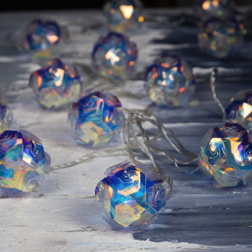 Гирлянда Нить 4.5 м с насадками Цветочные шары, IP20, прозрачная нить, 15 LED, свечение белое, 220 В - Luazon lighting фото 2