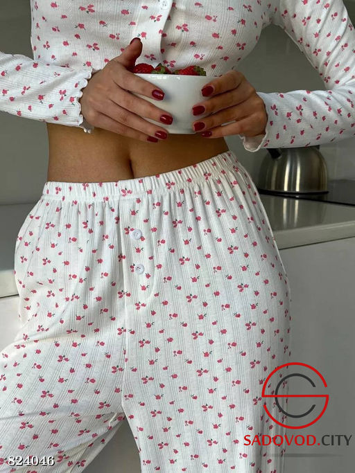 Пижама женская с рисунком