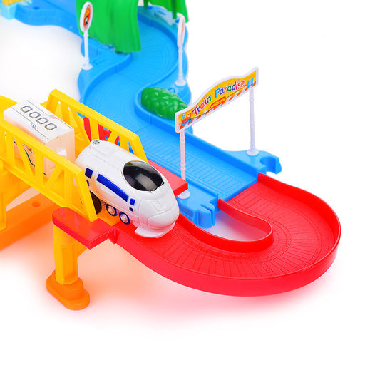 Трек "Карусель" с туннелем (свет/звук) в коробке