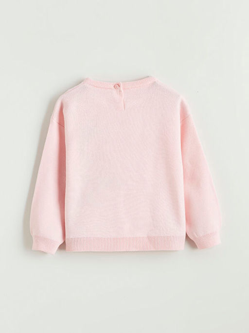 Penguen Desenli K?z ?ocuk Triko Kazak