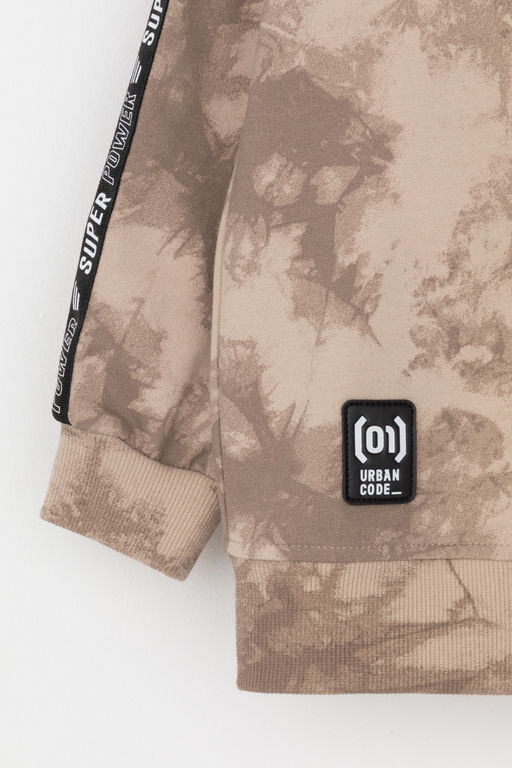 КР 302602/темно-бежевый,тай-дай к508 джемпер для мал - Crockid фото 7