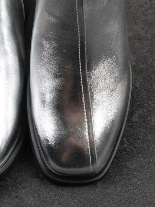 01-B50B-96C GREY/SILVER Ботинки демисезонные женские (натуральная кожа, байка)