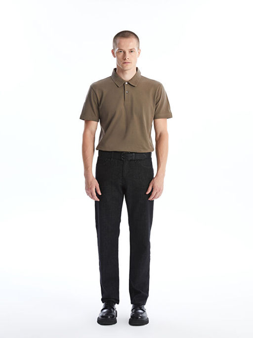 Polo Yaka K?sa Kollu Pike Erkek Ti??rt