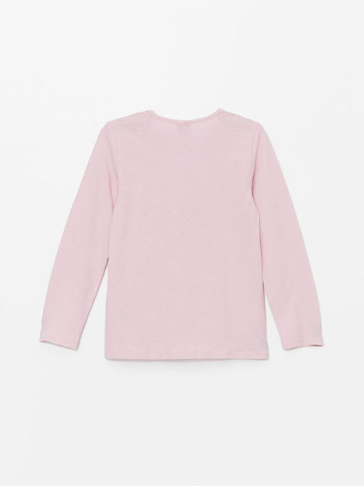 Bisiklet Yaka K?z ?ocuk Pijama ?st