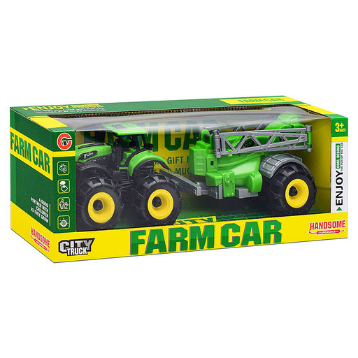 Трактор "Фермерский" с сеялкой, в коробке