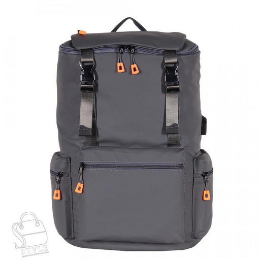 Рюкзак текстильный 1862S gray S-Style в Новосибирске фото 3