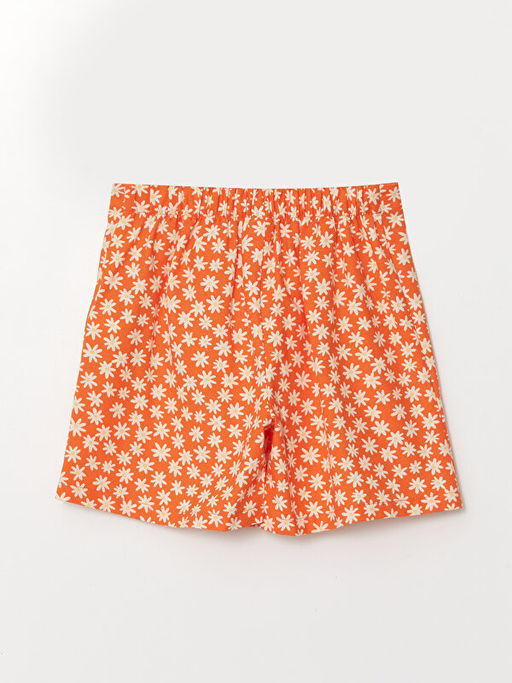 Beli Lastikli ?i?ekli K?z ?ocuk ?ort Etek - Waikiki фото 2