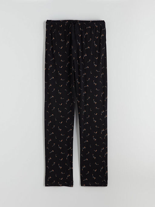 Standart Kal?p Bask?l? Erkek Pijama Alt