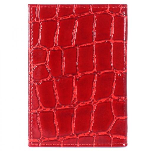 Обложка для автодокументов Cayman-В 122К натуральная кожа красный скат (74) 150883  фото 2