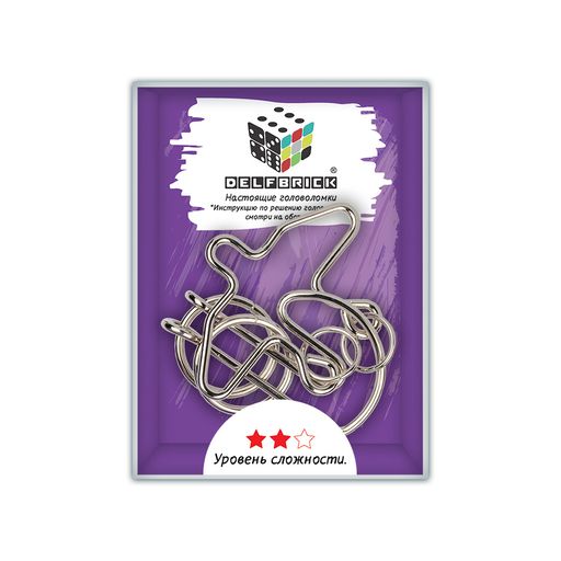 DELFBRICK DLM-33 Головоломка металлическая 1 шт Голубь 6 элемент