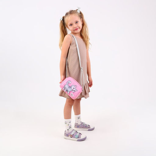 Сумка детская Котенок из эко-кожи, на ремешке, 15х12х3 см - NAZAMOK KIDS фото 8