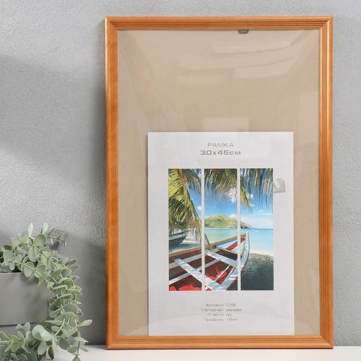 Фоторамка для фото 30×45 см Image Art, Austin, дерево, (пластиковый экран), орех