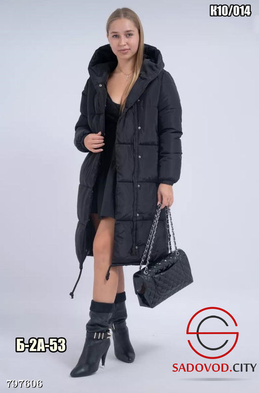 куртка длинная с капюшоном