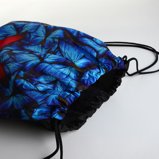 Мешок для обуви, 34*0,1*45, отд на стяжке, синий - Simaland фото 3