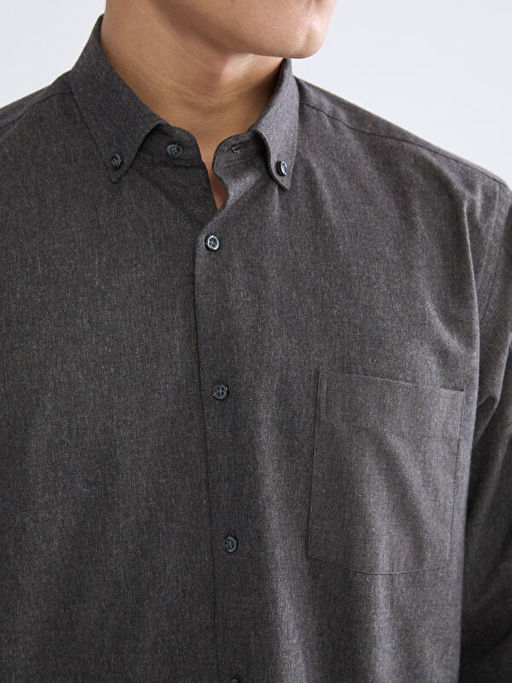 Regular Fit Gabardin Erkek G?mlek