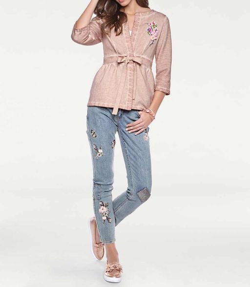 Жакет, розовый - Linea tesini фото 3