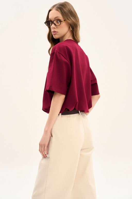 Футболка GO F1001F/12-01.164-170 вишня фото 4