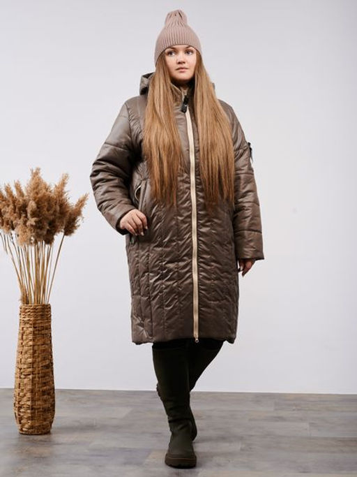 Пальто демисезонное Аврора кофе - Yollochka фото 4