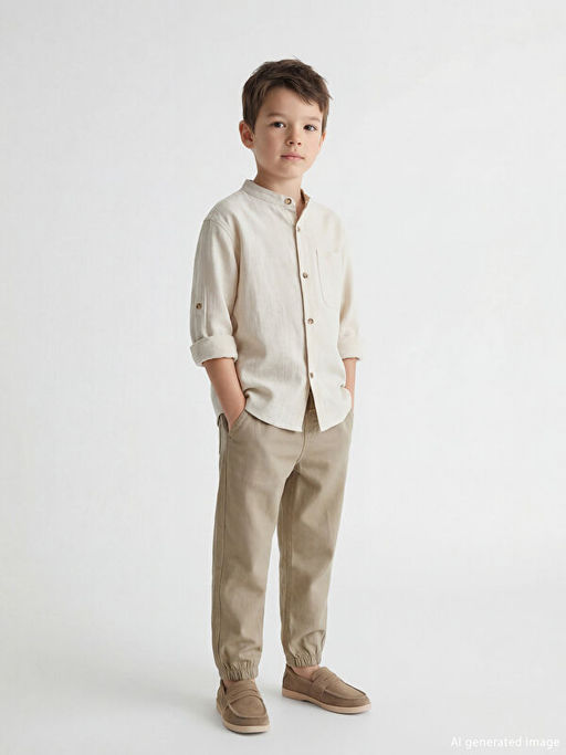 Beli Lastikli Erkek ?ocuk Pantolon