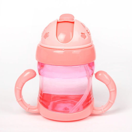Поильник детский с трубочкой, 200 мл, с ручками, цвета МИКС - Simaland фото 3
