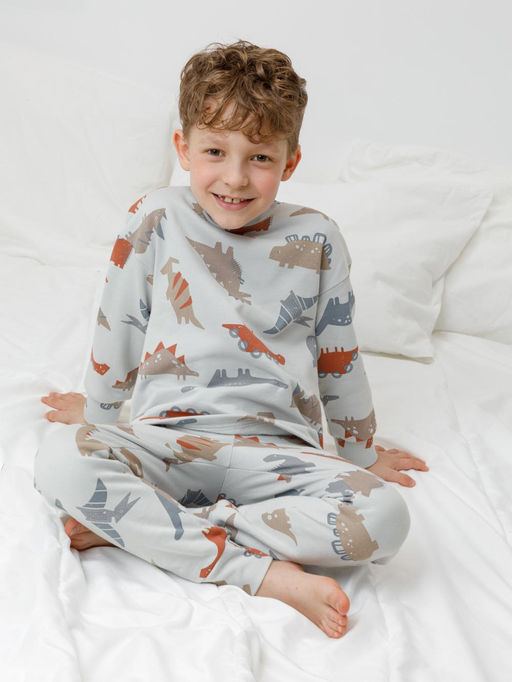 К 1587/речной перламутр,динозавры пижама дет