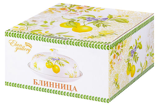 Блинница 23*23*9,5 см Лимоны NEW BONE CHINA - Elan gallery фото 9
