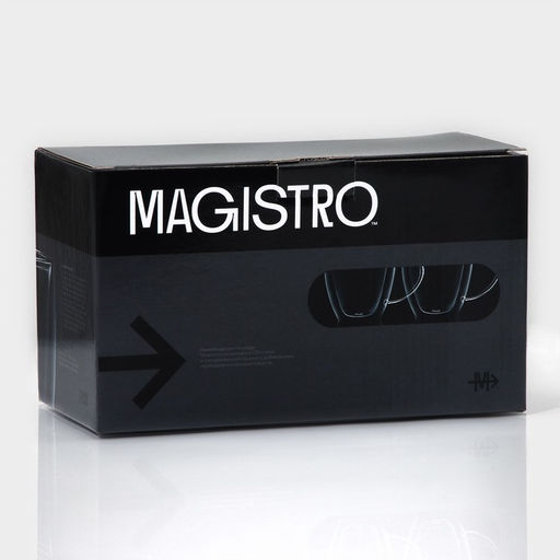 Набор кружек с двойными стенками Magistro «Капучино», 280 мл, 12×9×11 см, 2 шт., стекло, прозрачный