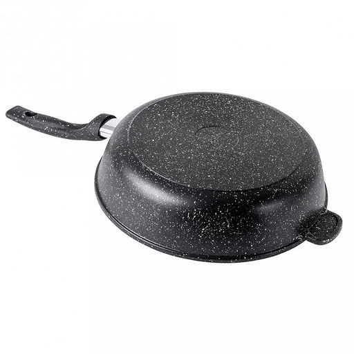 Сковорода с тефлоновым покрытием д28см "Гранит", h7см, s0,42см, ручка из термостойкого пластика (Россия)