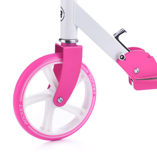 Самокат 2-х колесный ROCKET,колеса PU/ 200 мм,ABEC 7, розовый