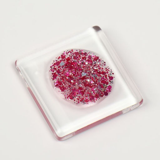 Гель лак для ногтей, с блёстками, трехфазный, 8 мл, LED/UV, прозрачный, розовый (09)