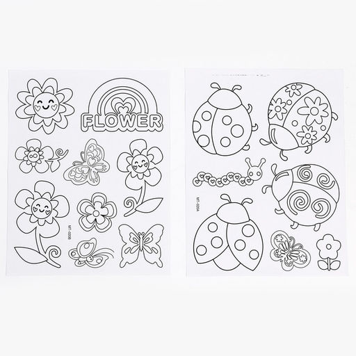 Набор для творчества: аппликация EVA крошкой и раскраска - наклейки Милые насекомые - Simaland фото 4