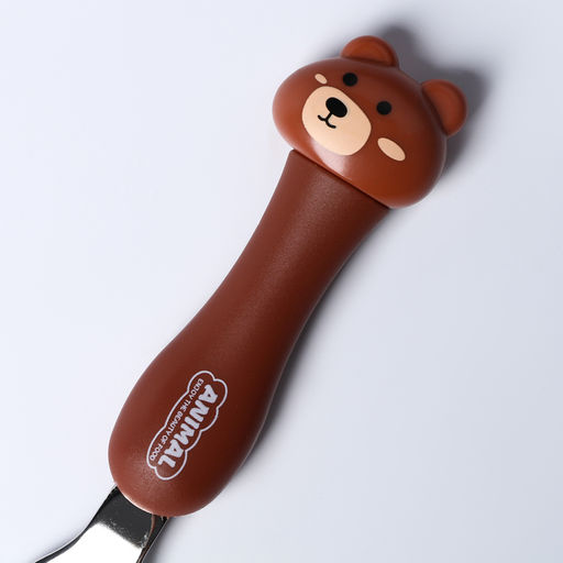 Набор детских столовых приборов в футляре Медвежата, вилка, ложка - Simaland фото 3