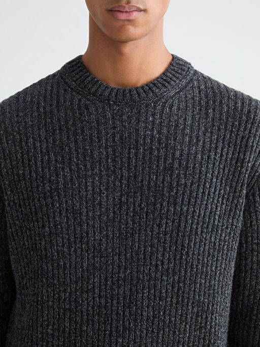 Bisiklet Yaka Erkek Triko Kazak