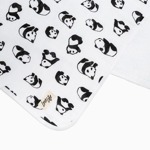 Полотенце детское Панды 50*90 см, 100% хл, муслин 105 гр/м2, махра 300гр/м2 - Крошка я фото 10