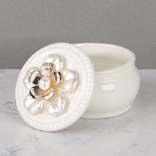 Шкатулка керамика 7,5х7,5х6 см / TC6021 /уп 144/ - Галеонтрейд фото 3