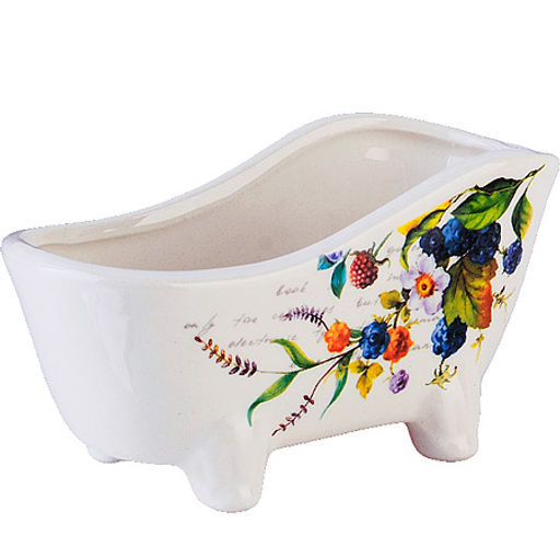 60144 Подставка для губки 170мл 12х6х6,2см Лесные ягоды с лимонами доломит LR (х72) - Mayer&boch фото 2