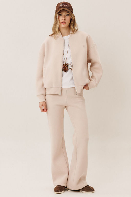 Бомбер GO F4113/03-03.164-170 кремовый