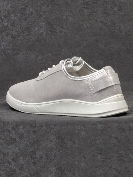05-FDD36-2P SILVER Кроссовки женские (натуральная кожа) - Фабричный китай фото 8