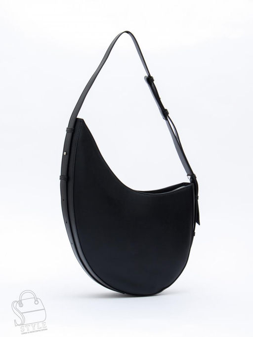 Сумка женская кожаная 1032M black Polina&Eiterou  в Новосибирске