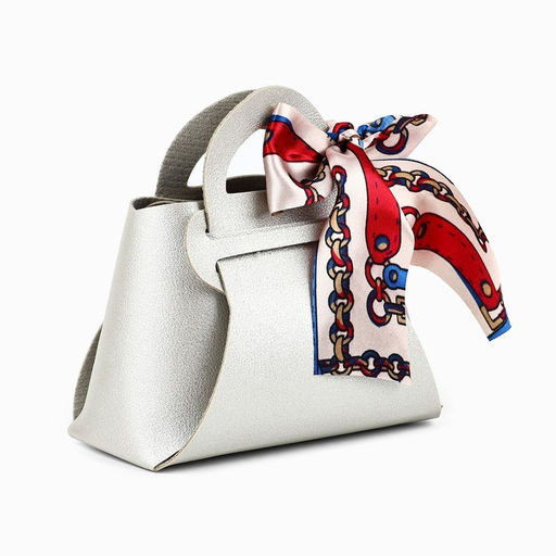 Цена за 2 шт. Сумочка подарочная «Серебро», 12 х 13 х 5.5 см